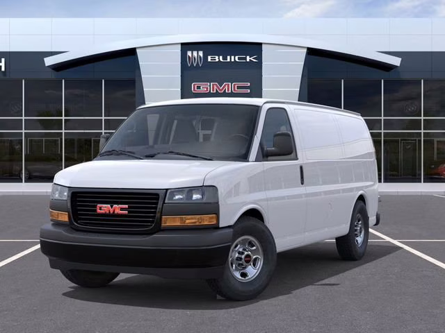 2026 Summit White GMC Savana Cargo Work Van RWD 2500 Regular Wheelbase