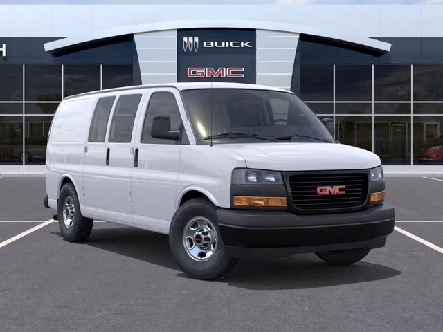2026 Summit White GMC Savana Cargo Work Van RWD 2500 Regular Wheelbase