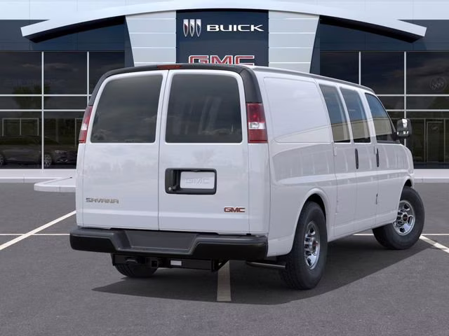 2026 Summit White GMC Savana Cargo Work Van RWD 2500 Regular Wheelbase