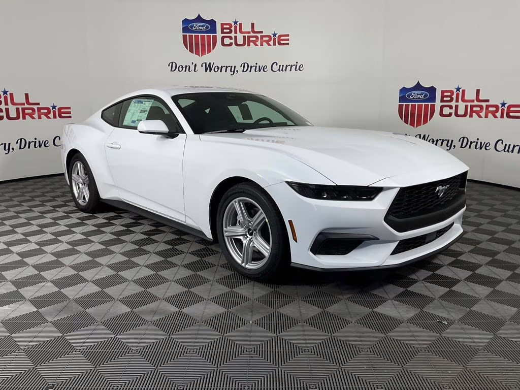 2026 Oxford White Ford Mustang EcoBoost RWD Coupe