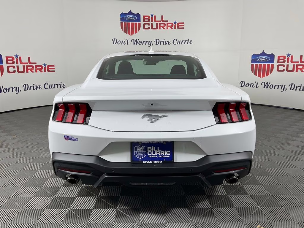2026 Oxford White Ford Mustang EcoBoost RWD Coupe