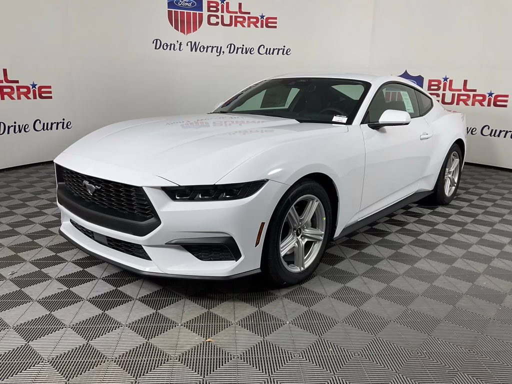 2026 Oxford White Ford Mustang EcoBoost RWD Coupe