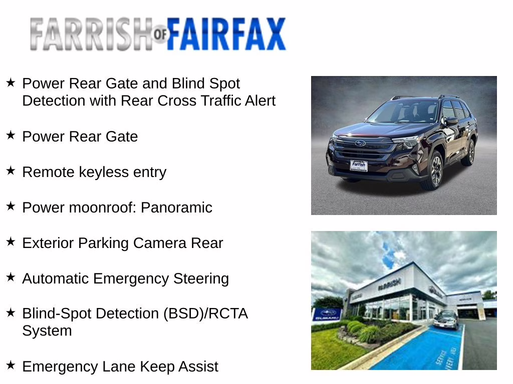 2026 Dark Mahogany Pearl Subaru Forester Premium AWD SUV