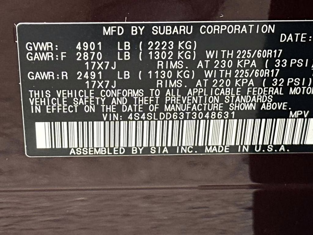 2026 Dark Mahogany Pearl Subaru Forester Premium AWD SUV