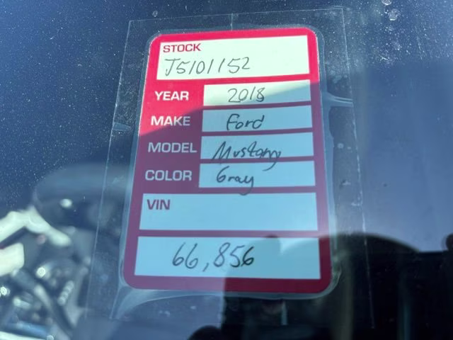 2018 Magnetic Ford Mustang EcoBoost RWD Coupe