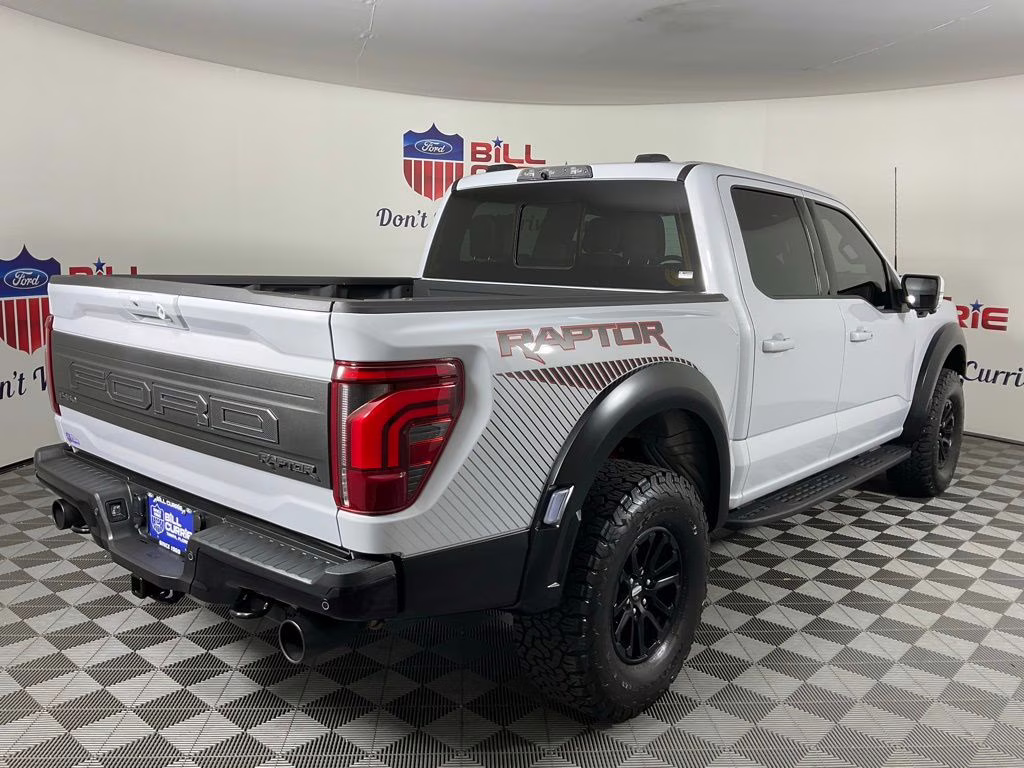 2025 White Metallic Ford F-150 Raptor 4X4 Truck
