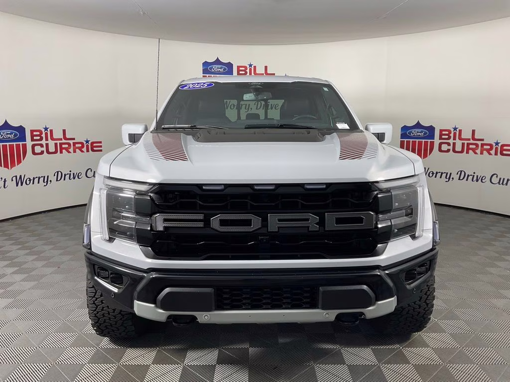 2025 White Metallic Ford F-150 Raptor 4X4 Truck