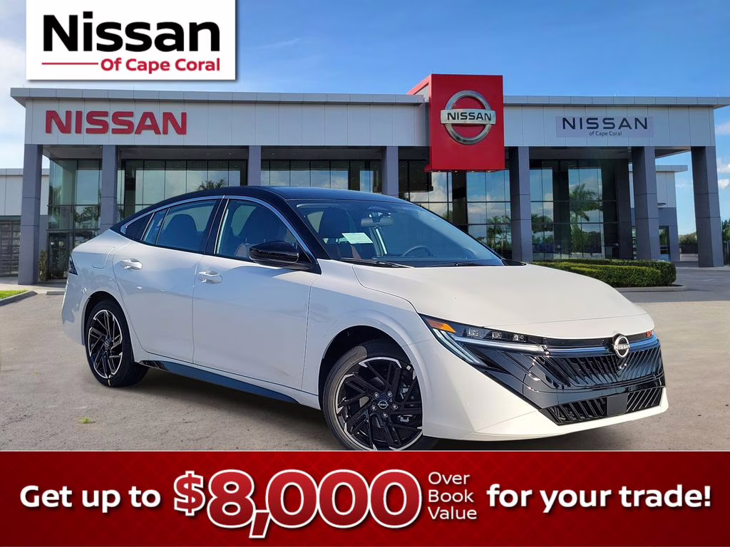 2026 White / Black Nissan Sentra SR FWD Sedan