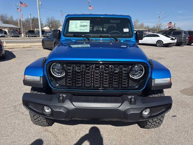 2026 Blue Pearl Jeep Gladiator Willys 4X4 Truck