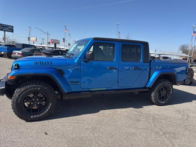 2026 Blue Pearl Jeep Gladiator Willys 4X4 Truck