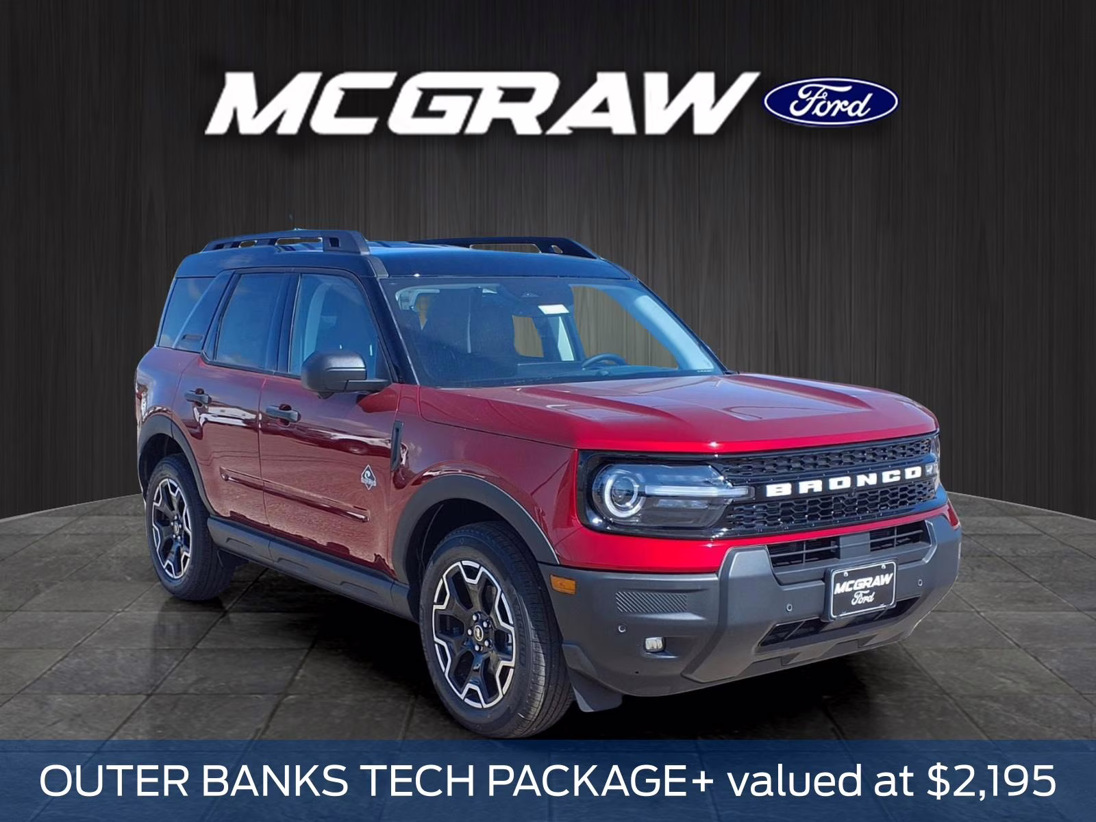 2026 Ruby Red Metallic Ford Bronco Sport Outer Banks 4X4 SUV