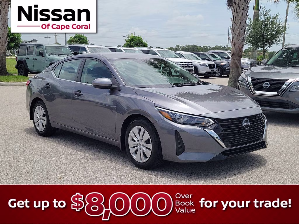 2025 Gun Metallic Nissan Sentra S FWD Sedan