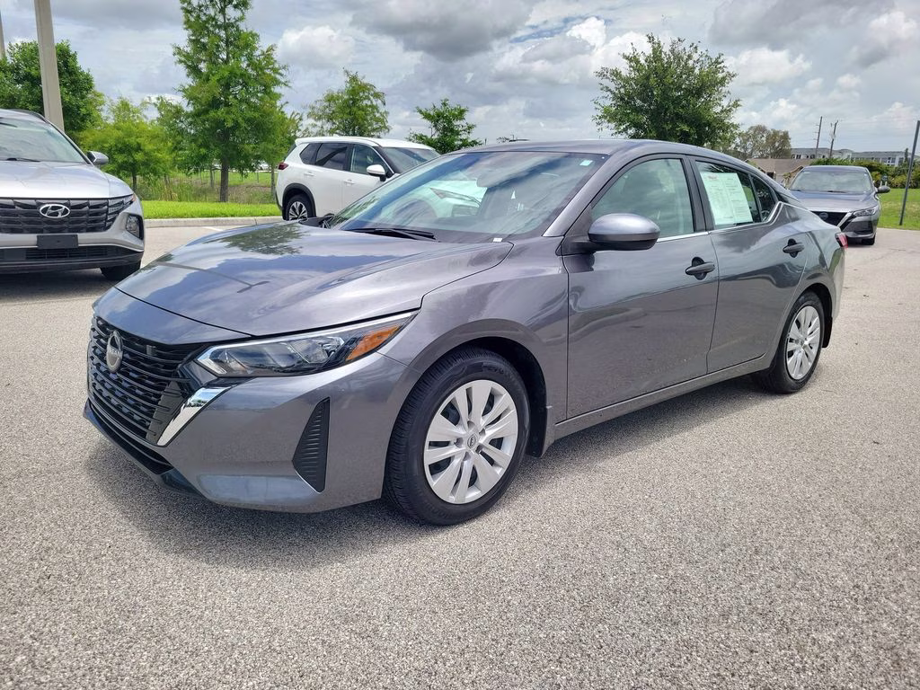 2025 Gun Metallic Nissan Sentra S FWD Sedan