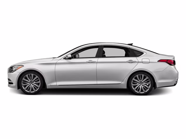 2016 Casablanca White Hyundai Genesis 3.8 RWD Sedan