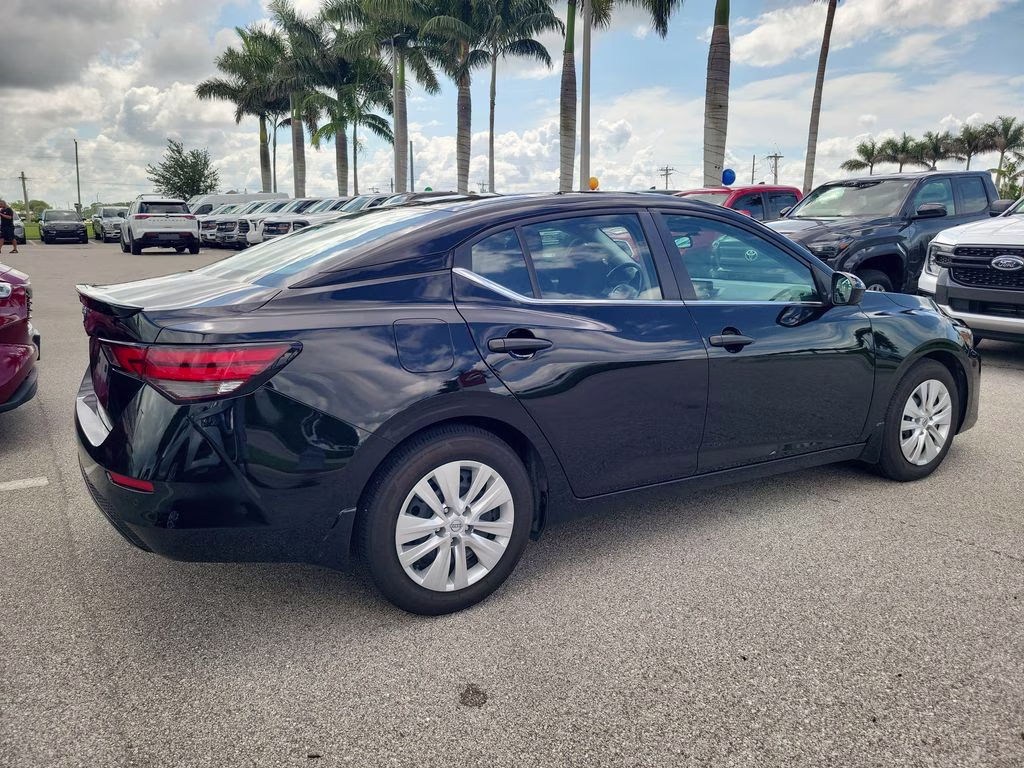 2025 Super Black Nissan Sentra S FWD Sedan