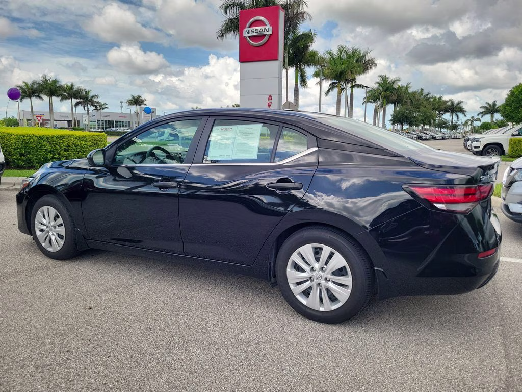 2025 Super Black Nissan Sentra S FWD Sedan
