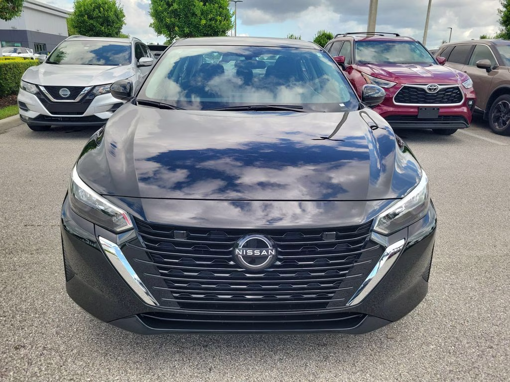 2025 Super Black Nissan Sentra S FWD Sedan