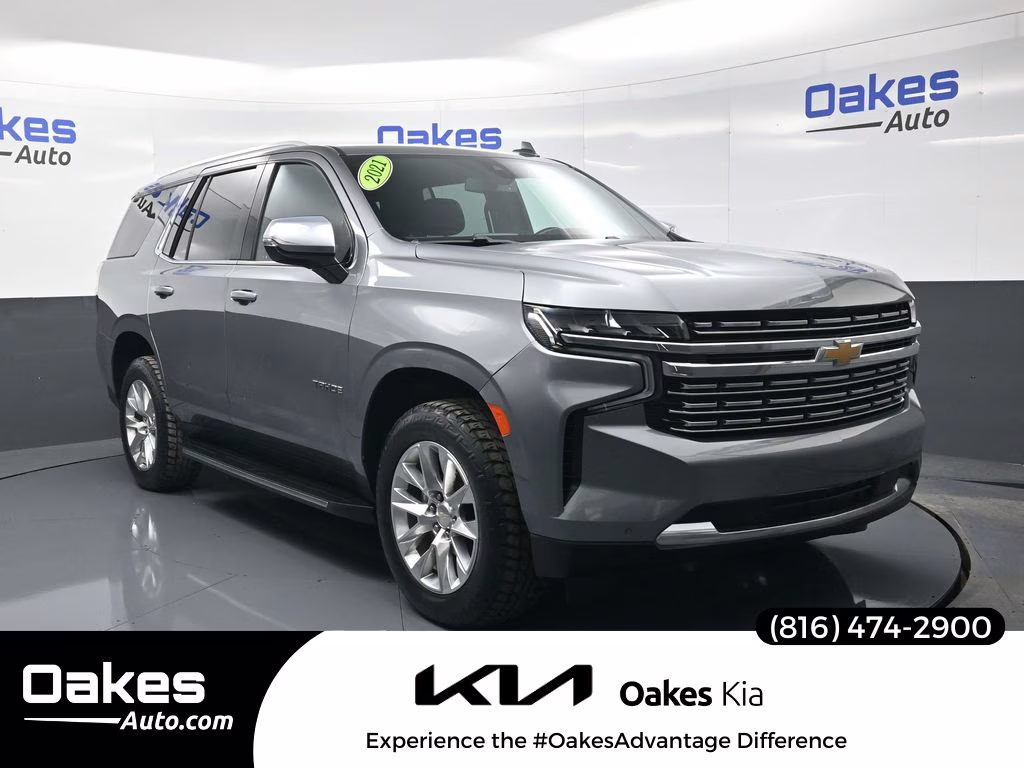 2021 Satin Steel Metallic Chevrolet Tahoe Premier RWD SUV