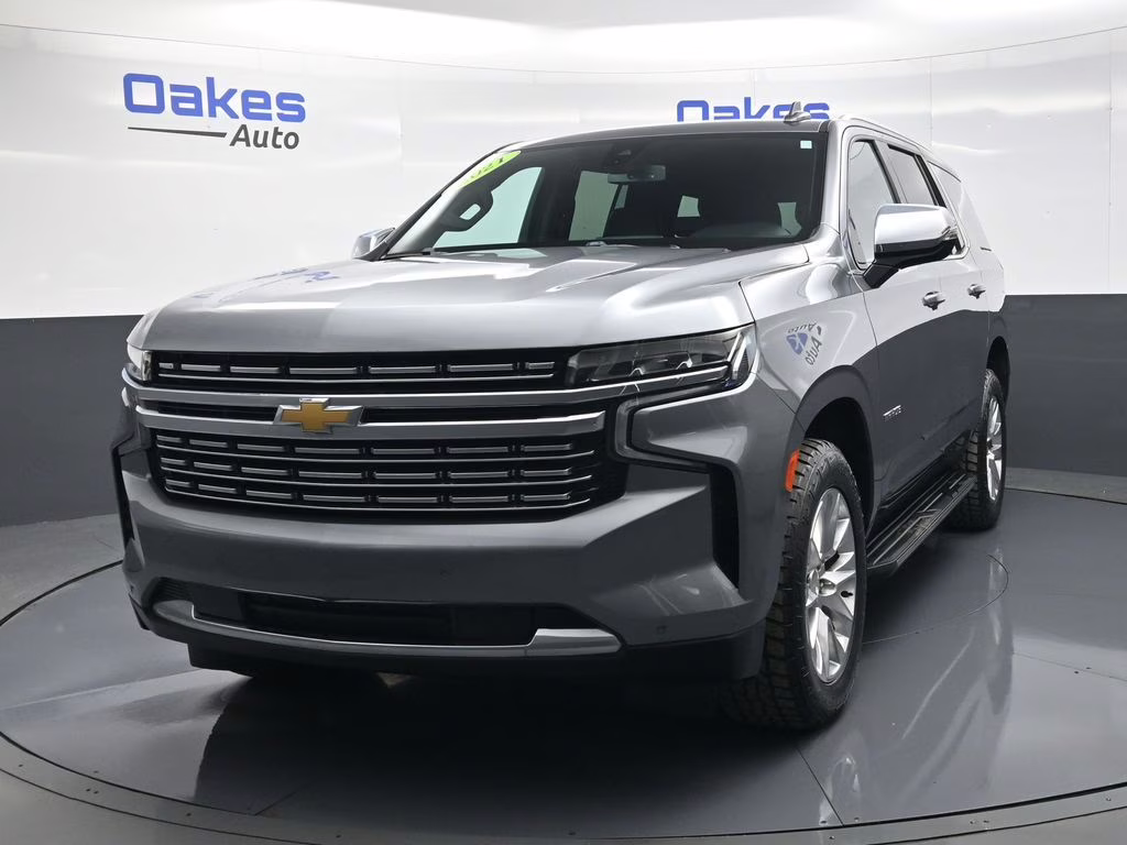 2021 Satin Steel Metallic Chevrolet Tahoe Premier RWD SUV