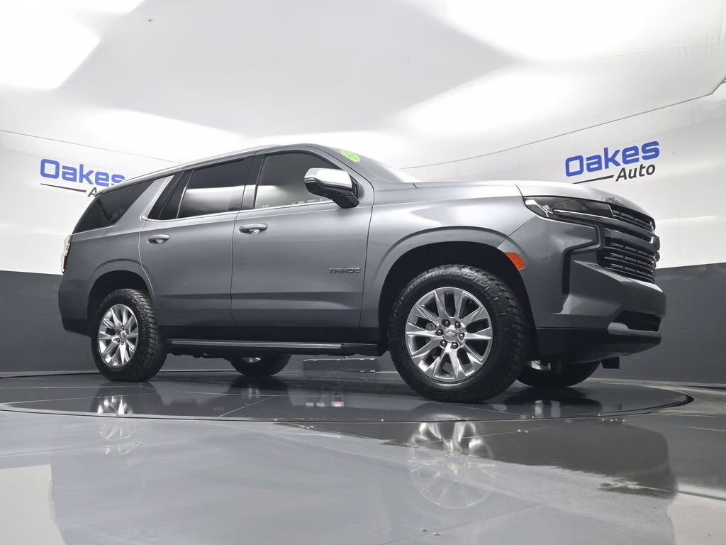 2021 Satin Steel Metallic Chevrolet Tahoe Premier RWD SUV