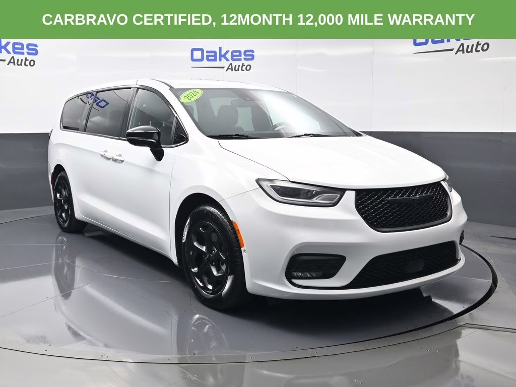 2024 Bright White Clearcoat Chrysler Pacifica Hybrid Select FWD Van