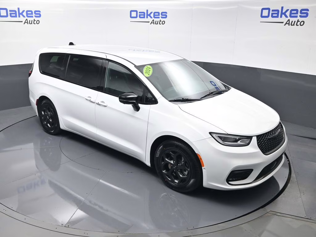 2024 Bright White Clearcoat Chrysler Pacifica Hybrid Select FWD Van