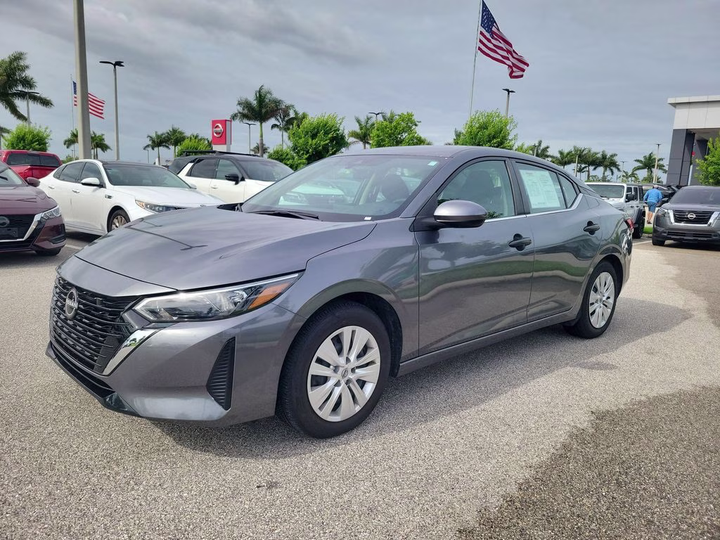 2025 Gun Metallic Nissan Sentra S FWD Sedan