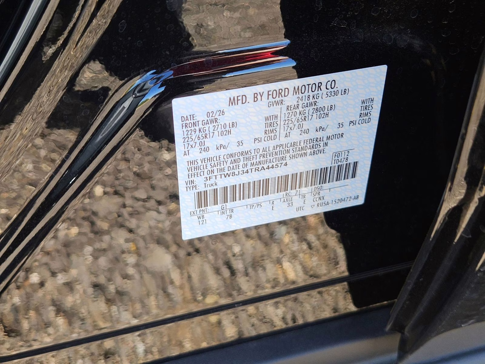 2026 Shadow Black Ford Maverick XLT AWD Truck