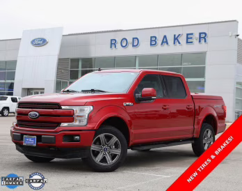 2020 Rapid Red Metallic Tinted Clearcoat Ford F-150 LARIAT 4X4 Truck