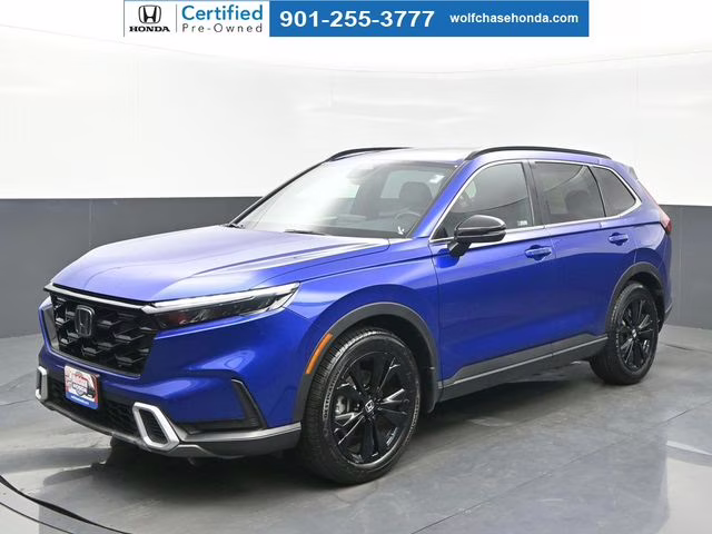 2023 Canyon River Blue Metallic Honda CR-V Hybrid Sport Touring AWD SUV