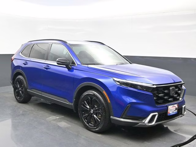 2023 Canyon River Blue Metallic Honda CR-V Hybrid Sport Touring AWD SUV