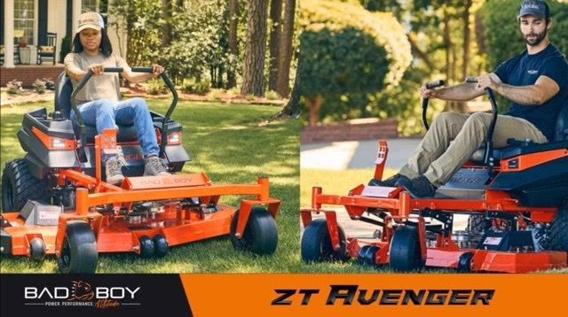 2026 Orange Bad Boy ZT Avenger 60 Kawasaki