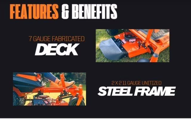 2026 Orange Bad Boy Rambler 42 Briggs 19HP