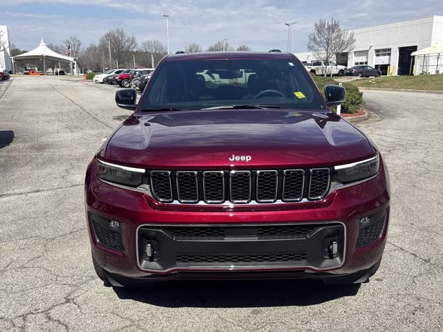 2025 Velvet Red Pearlcoat Jeep Grand Cherokee Overland 4X4 SUV