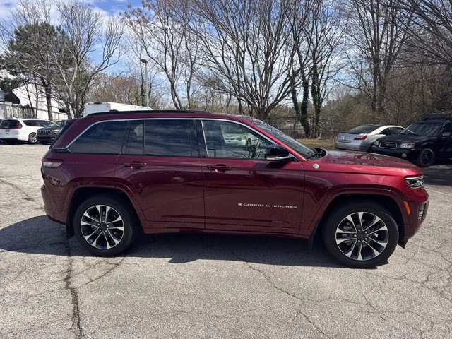 2025 Velvet Red Pearlcoat Jeep Grand Cherokee Overland 4X4 SUV