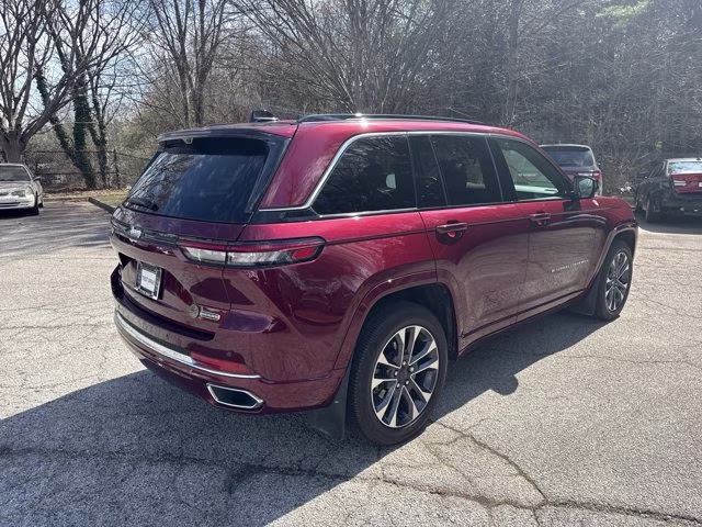 2025 Velvet Red Pearlcoat Jeep Grand Cherokee Overland 4X4 SUV
