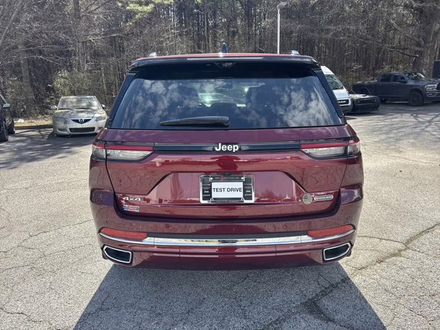 2025 Velvet Red Pearlcoat Jeep Grand Cherokee Overland 4X4 SUV