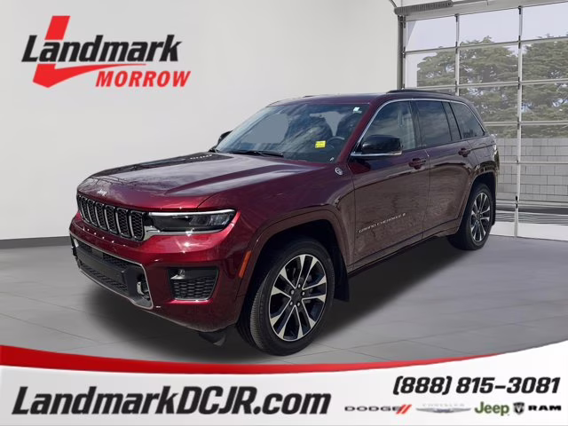 2025 Velvet Red Pearlcoat Jeep Grand Cherokee Overland 4X4 SUV