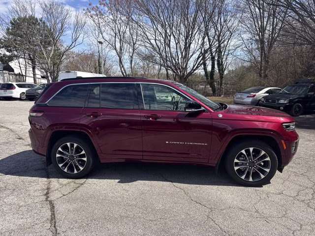 2025 Velvet Red Pearlcoat Jeep Grand Cherokee Overland 4X4 SUV