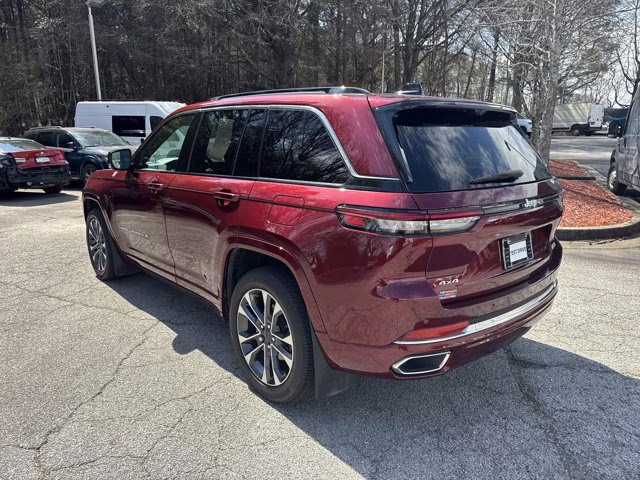 2025 Velvet Red Pearlcoat Jeep Grand Cherokee Overland 4X4 SUV