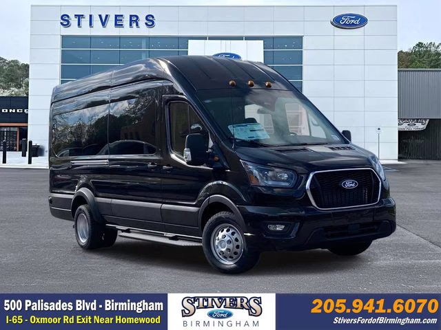 2026 Agate Black Metallic Ford Transit Cargo Van XLT RWD Crossover