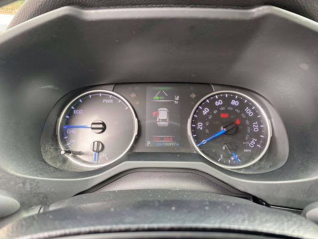 2020 Super White Toyota RAV4 Hybrid LE AWD SUV