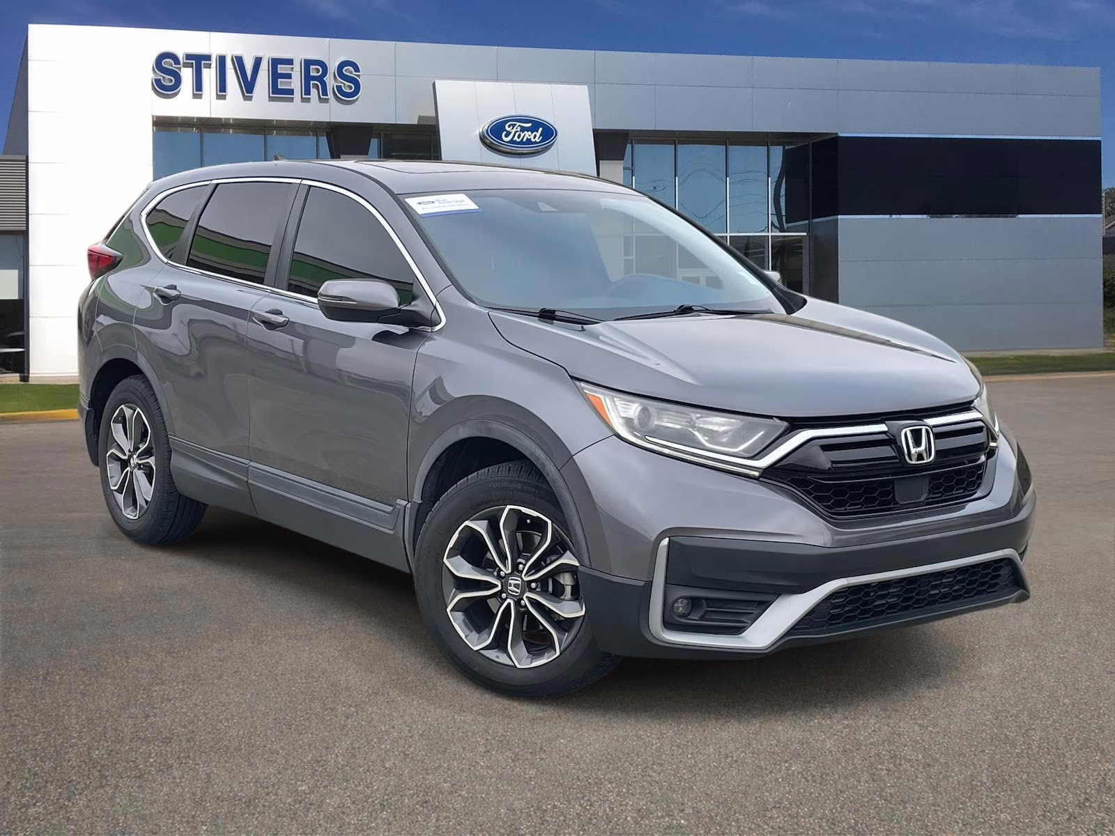 2020 Modern Steel Metallic Honda CR-V EX-L FWD SUV