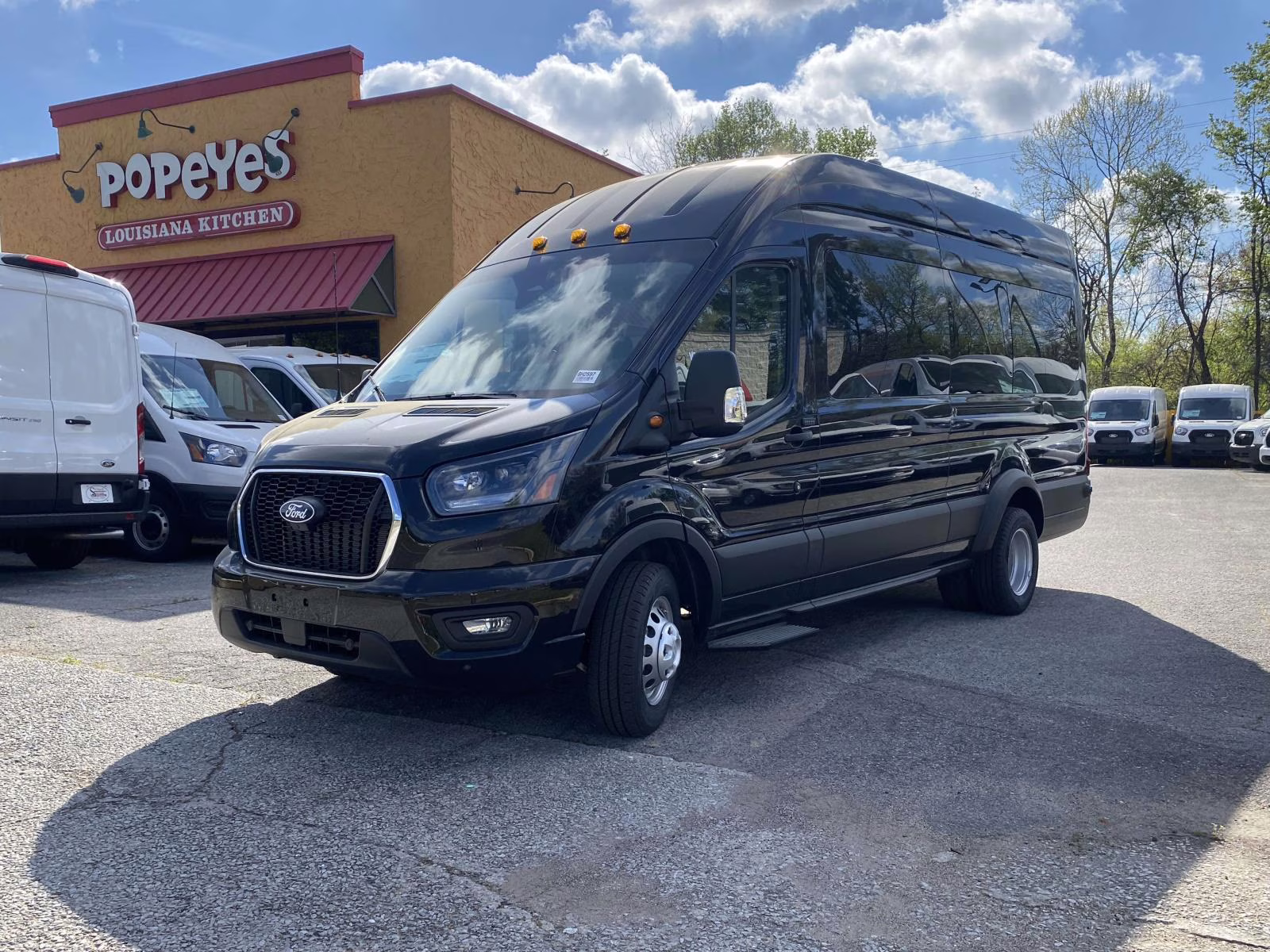 2026 Agate Black Metallic Ford Transit-350 XLT RWD Crossover