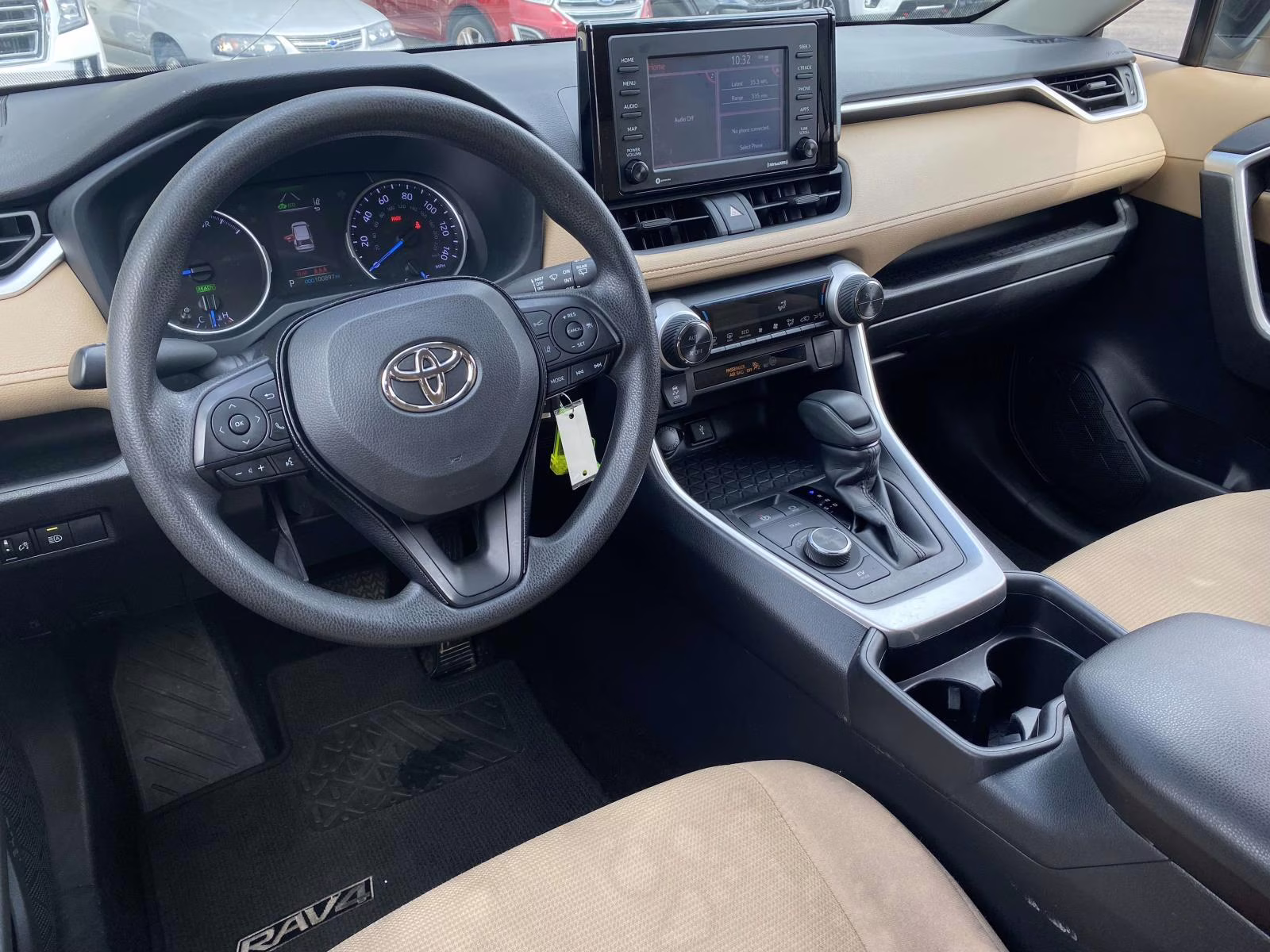 2020 Super White Toyota RAV4 Hybrid LE AWD SUV
