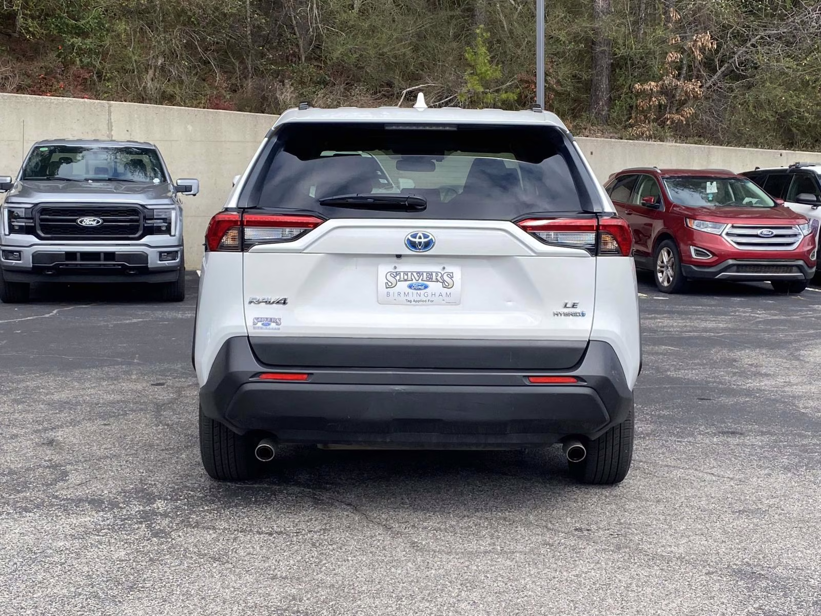2020 Super White Toyota RAV4 Hybrid LE AWD SUV