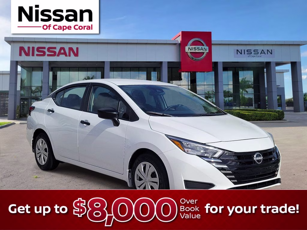 2025 Fresh Powder Nissan Versa 1.6 S FWD Sedan