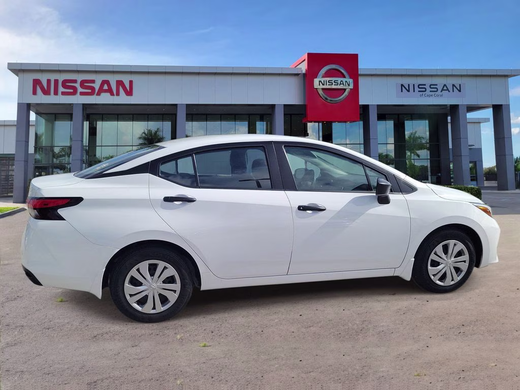 2025 Fresh Powder Nissan Versa 1.6 S FWD Sedan