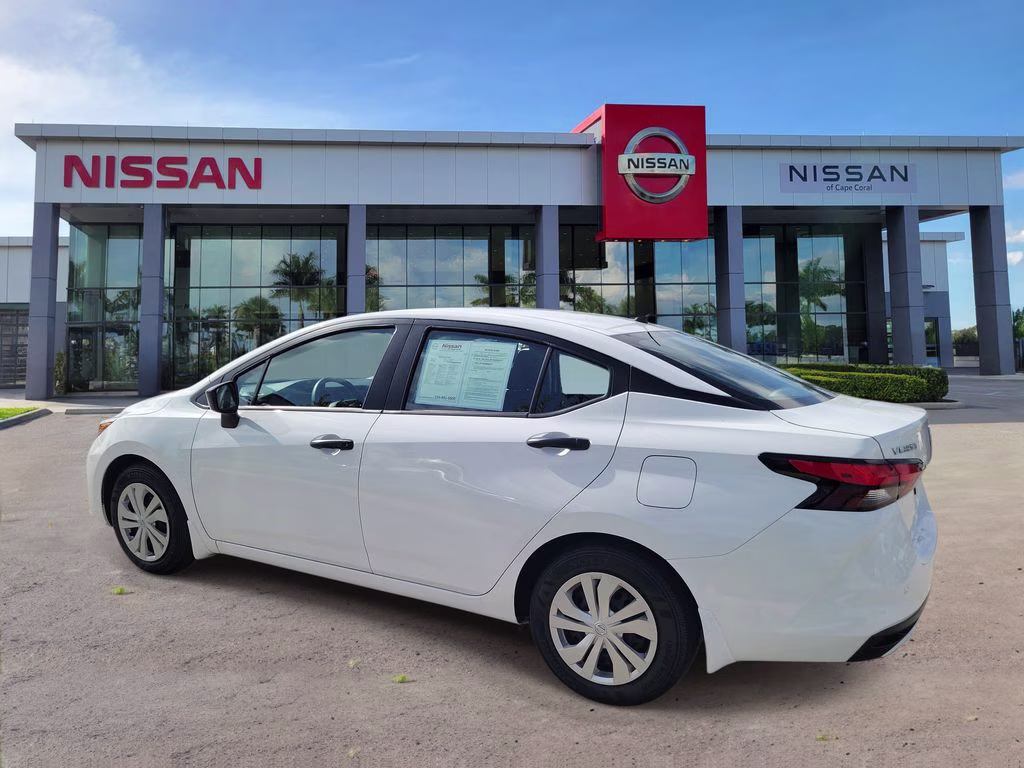 2025 Fresh Powder Nissan Versa 1.6 S FWD Sedan