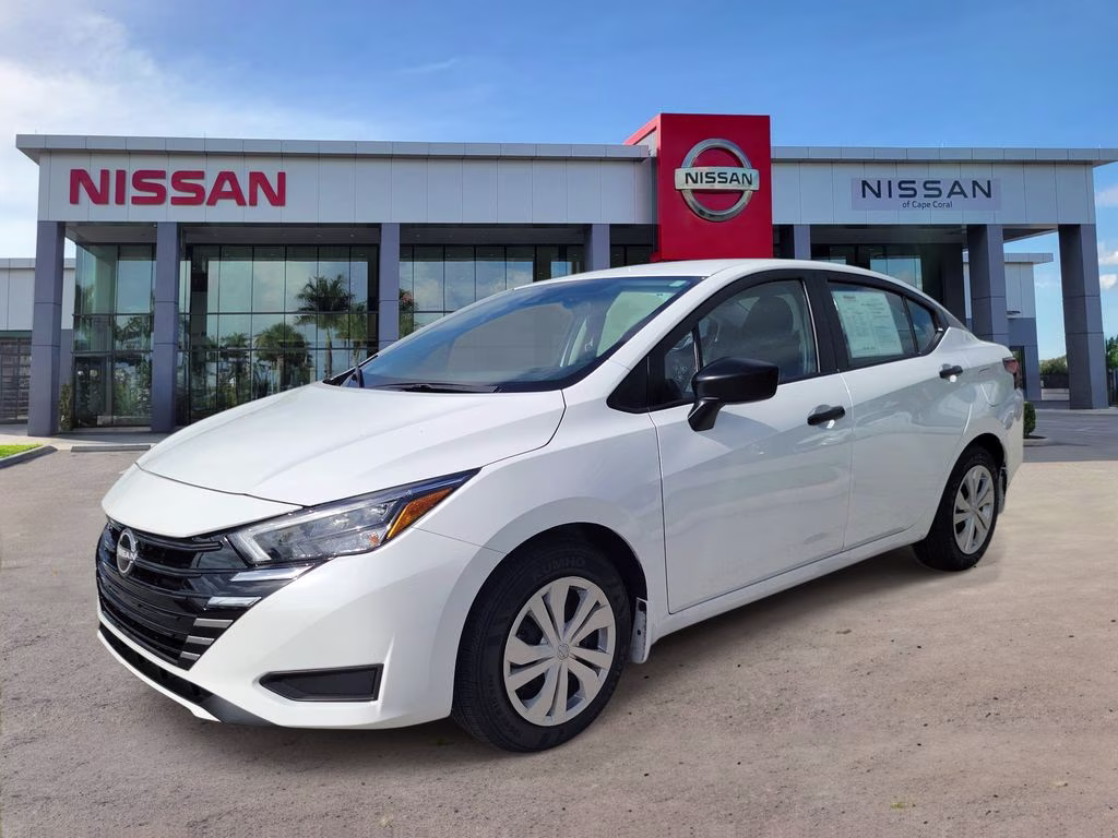 2025 Fresh Powder Nissan Versa 1.6 S FWD Sedan